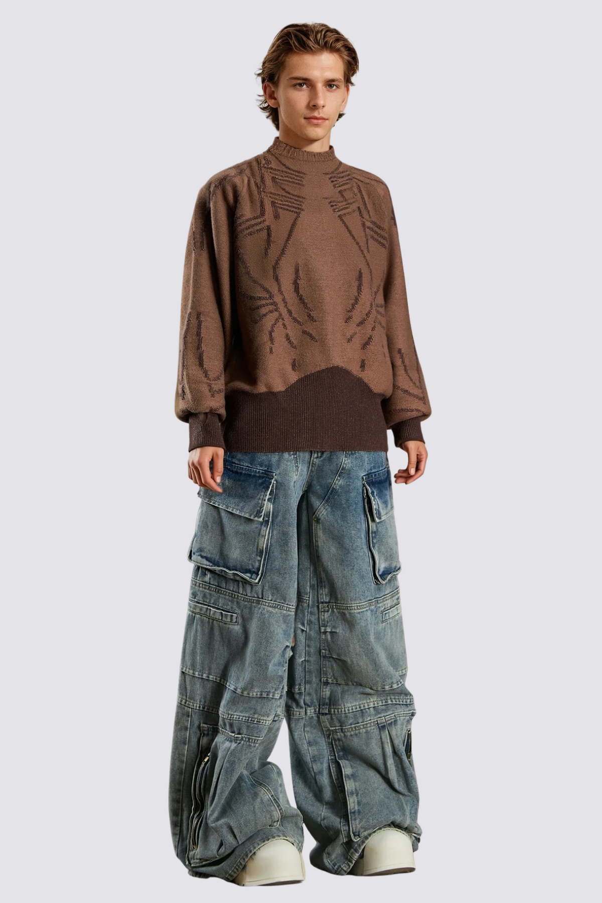 Tone Urban Barrel Jeans Blue