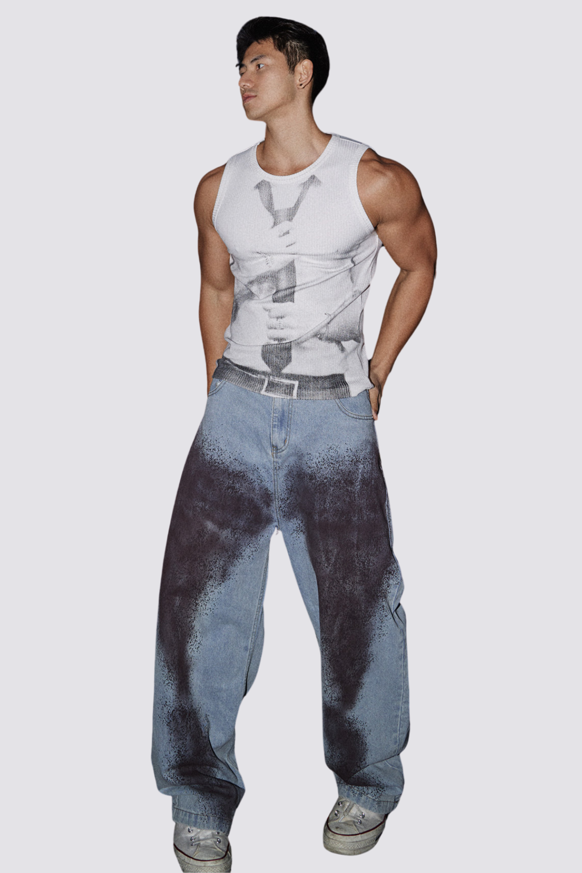 Torque Indigo Straight Jeans