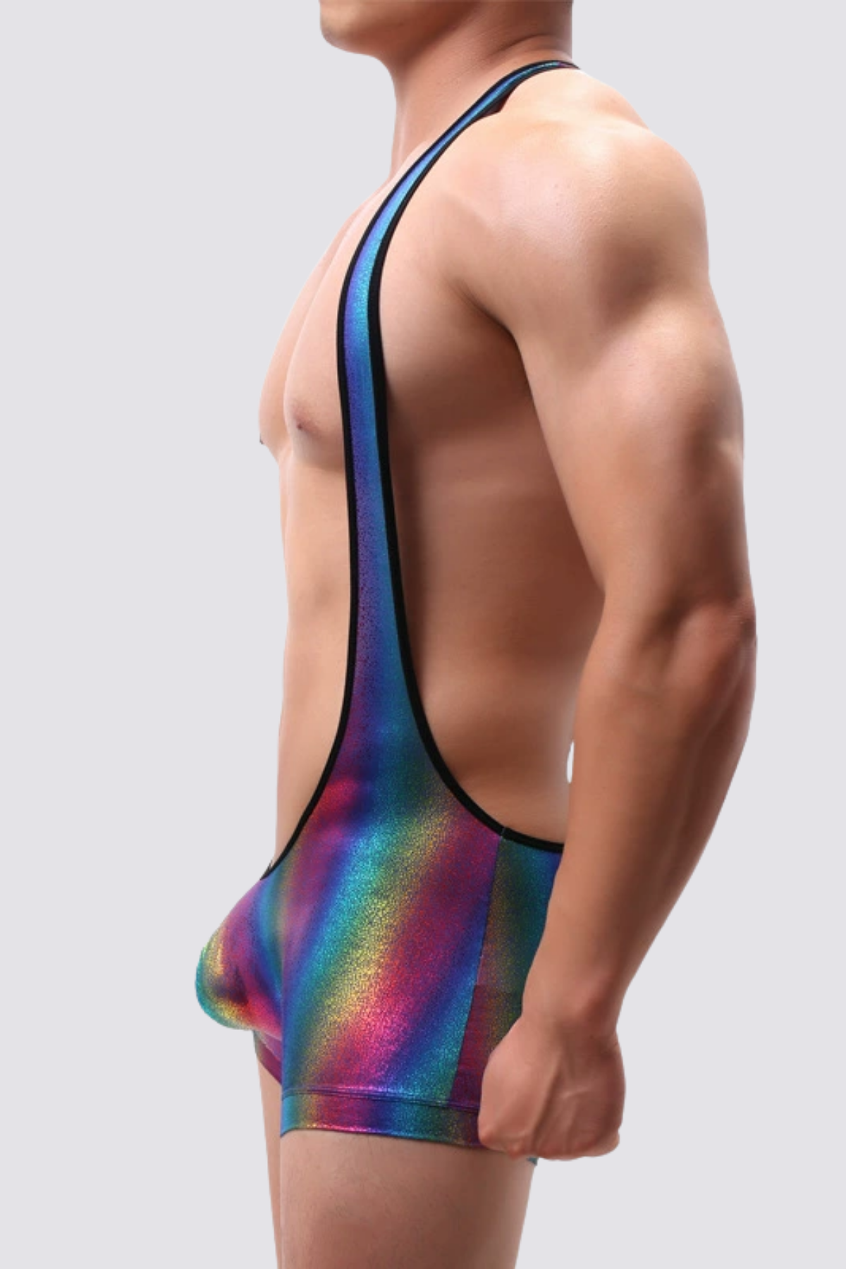 Touch Halter Neck Cutout Playsuit