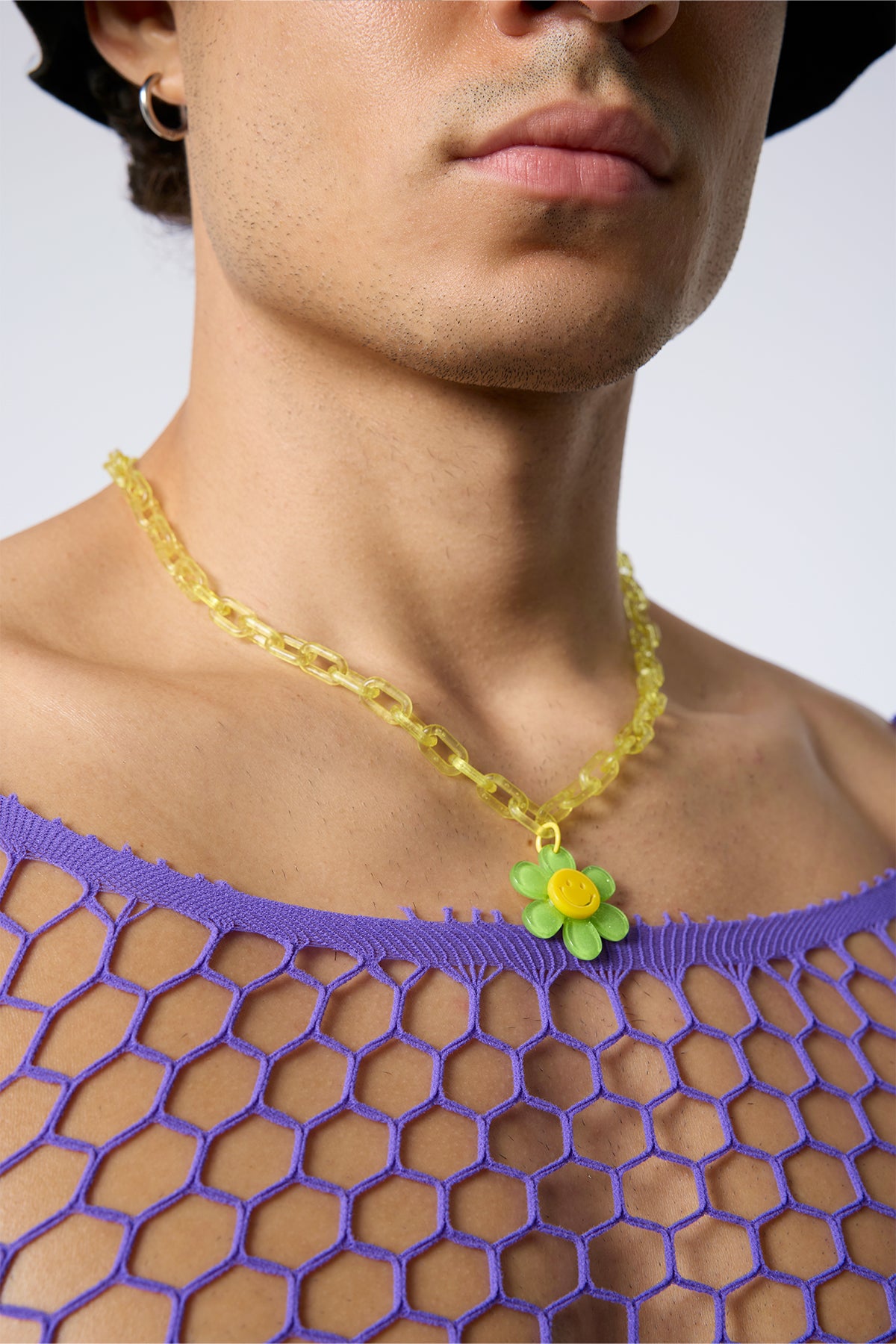 Toxic Bloom Y2K Flower Necklace