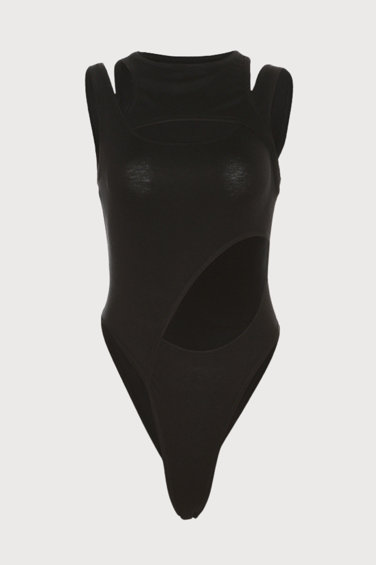 True Dark Sleeveless Cutout Bodysuit