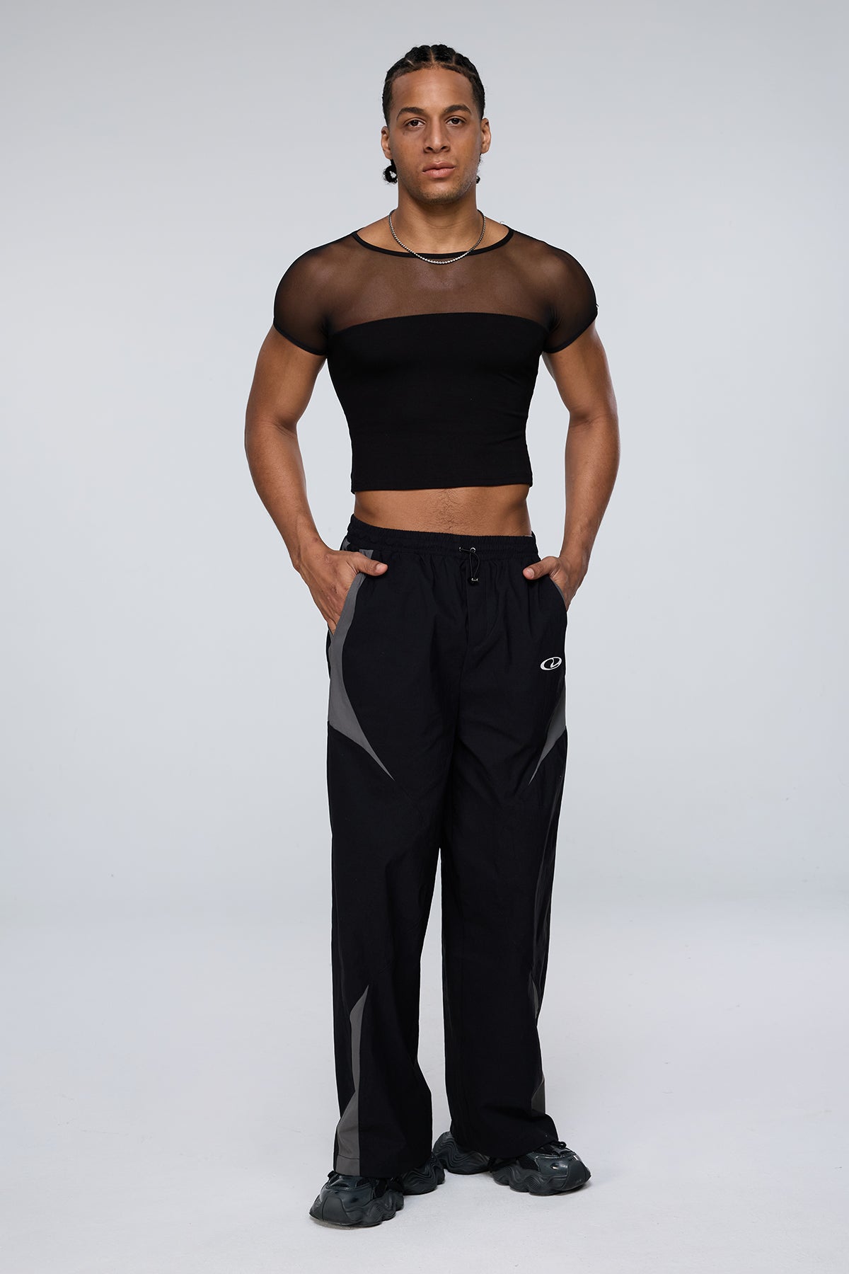 United Contact Mesh Crop Top