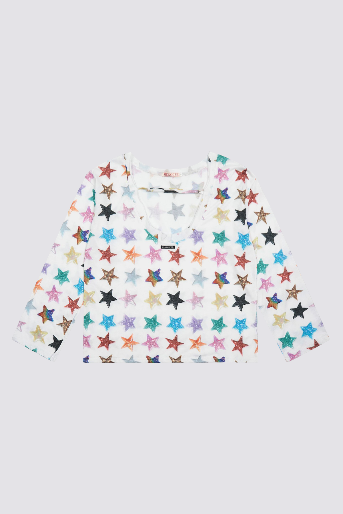 Unity Tide Long Sleeve Star Print Top
