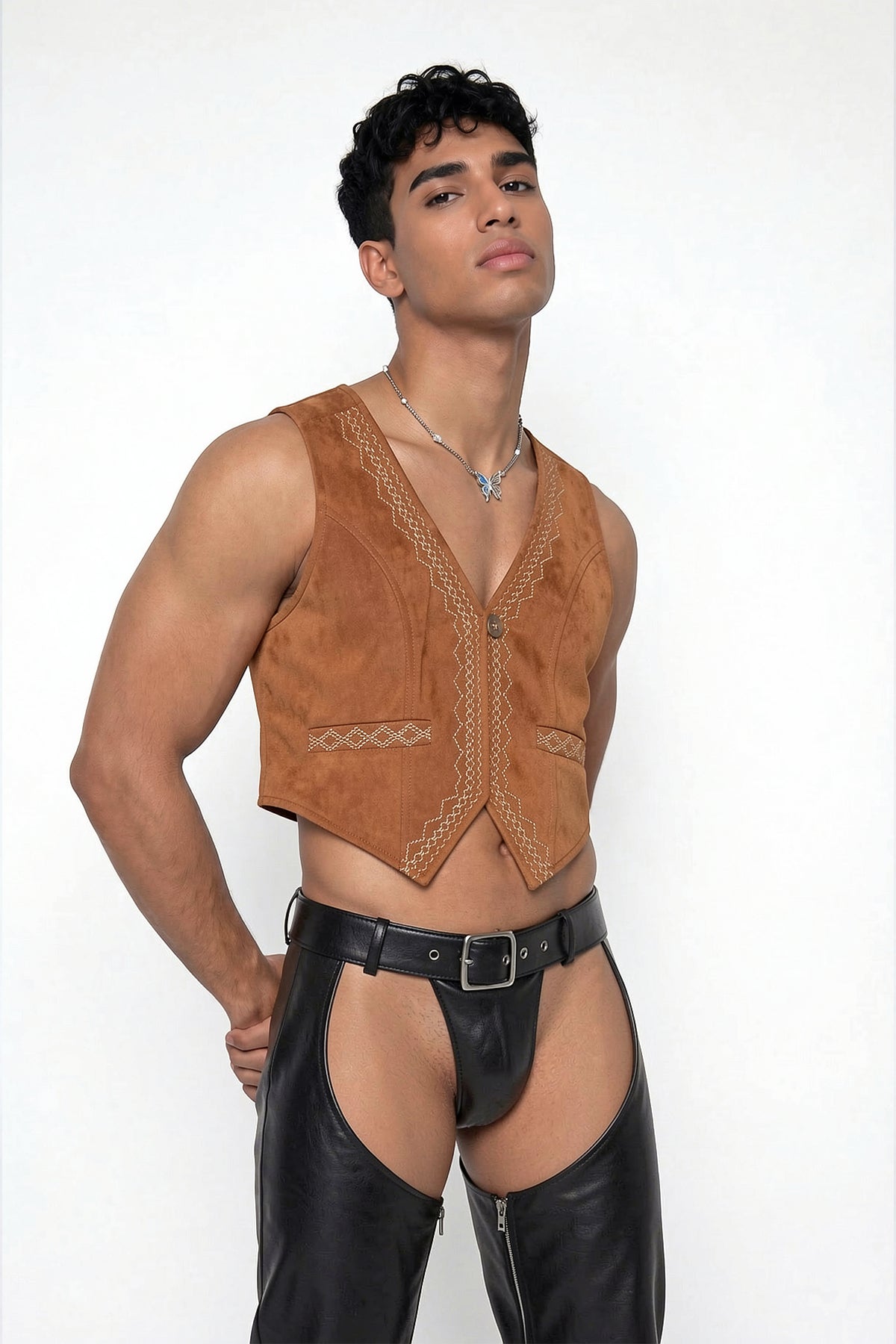 Unmarked Field Embroidered Vest