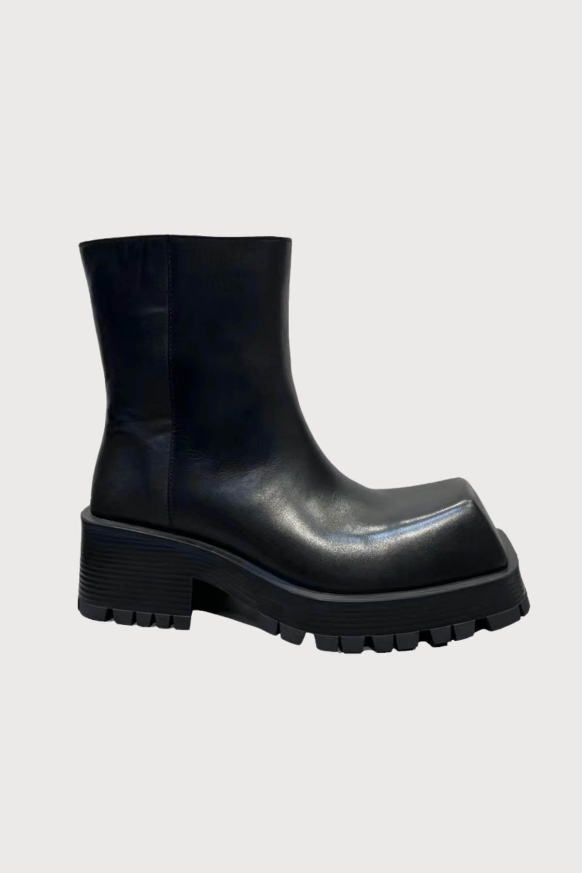 Urban Glare Leather Boots