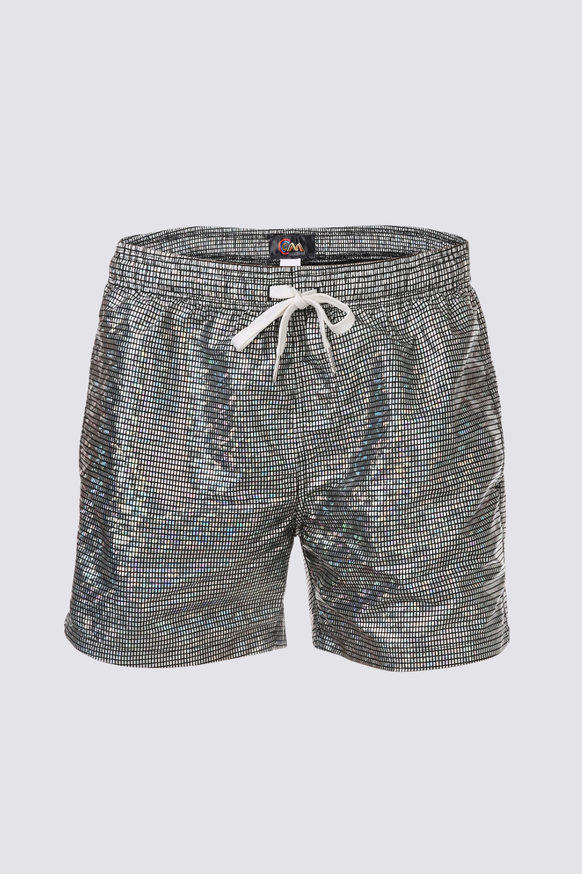 Urban Latch Metallic Print Shorts Black