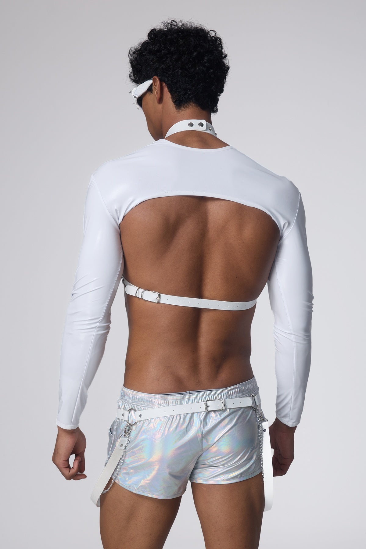 Urban Snap Leather Waist Chain Set