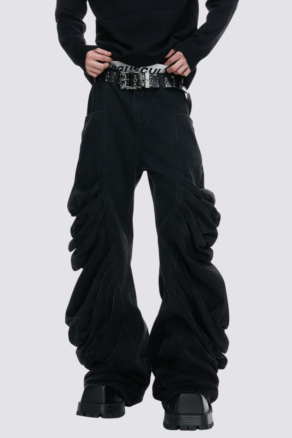 Urban Torque Barrel Stacked Jeans