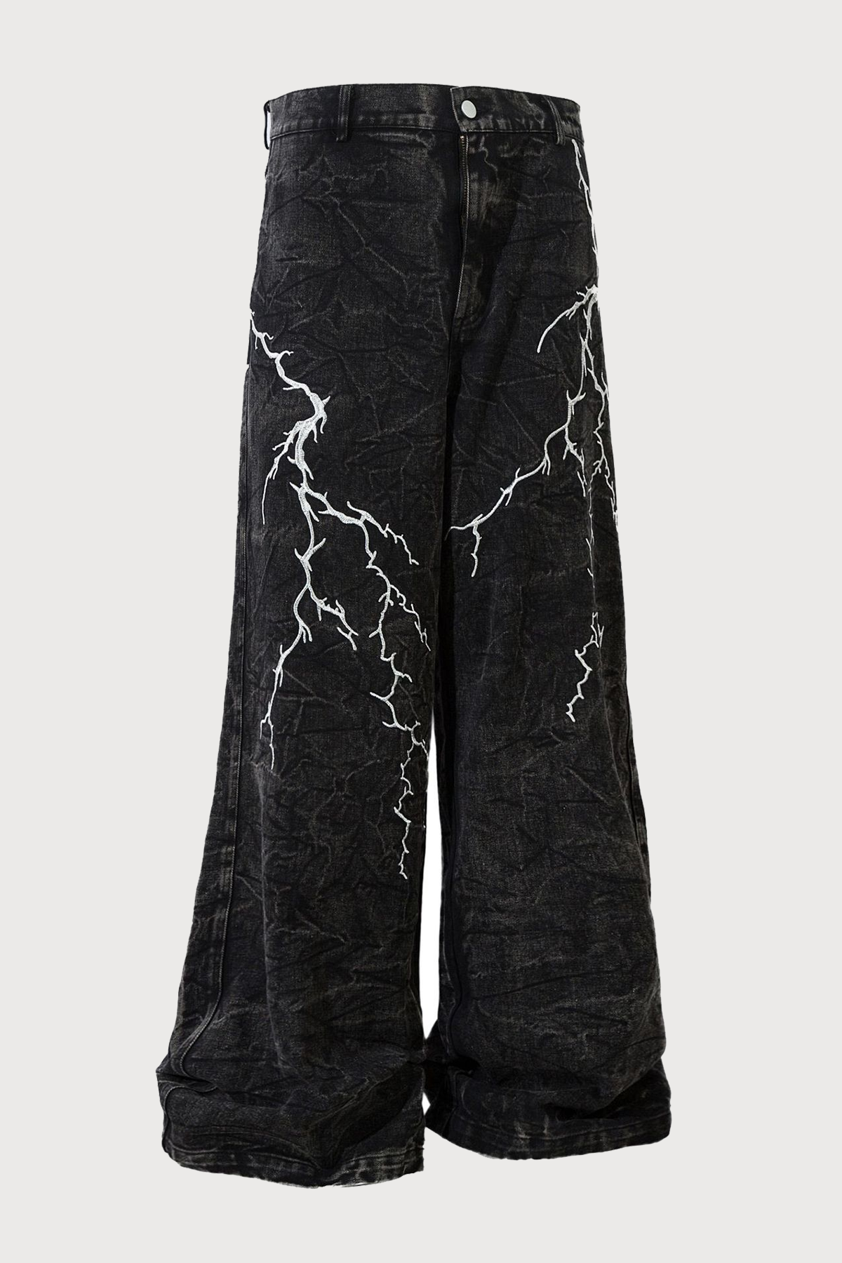 Urban Outlaw Embroidery Straight Jeans