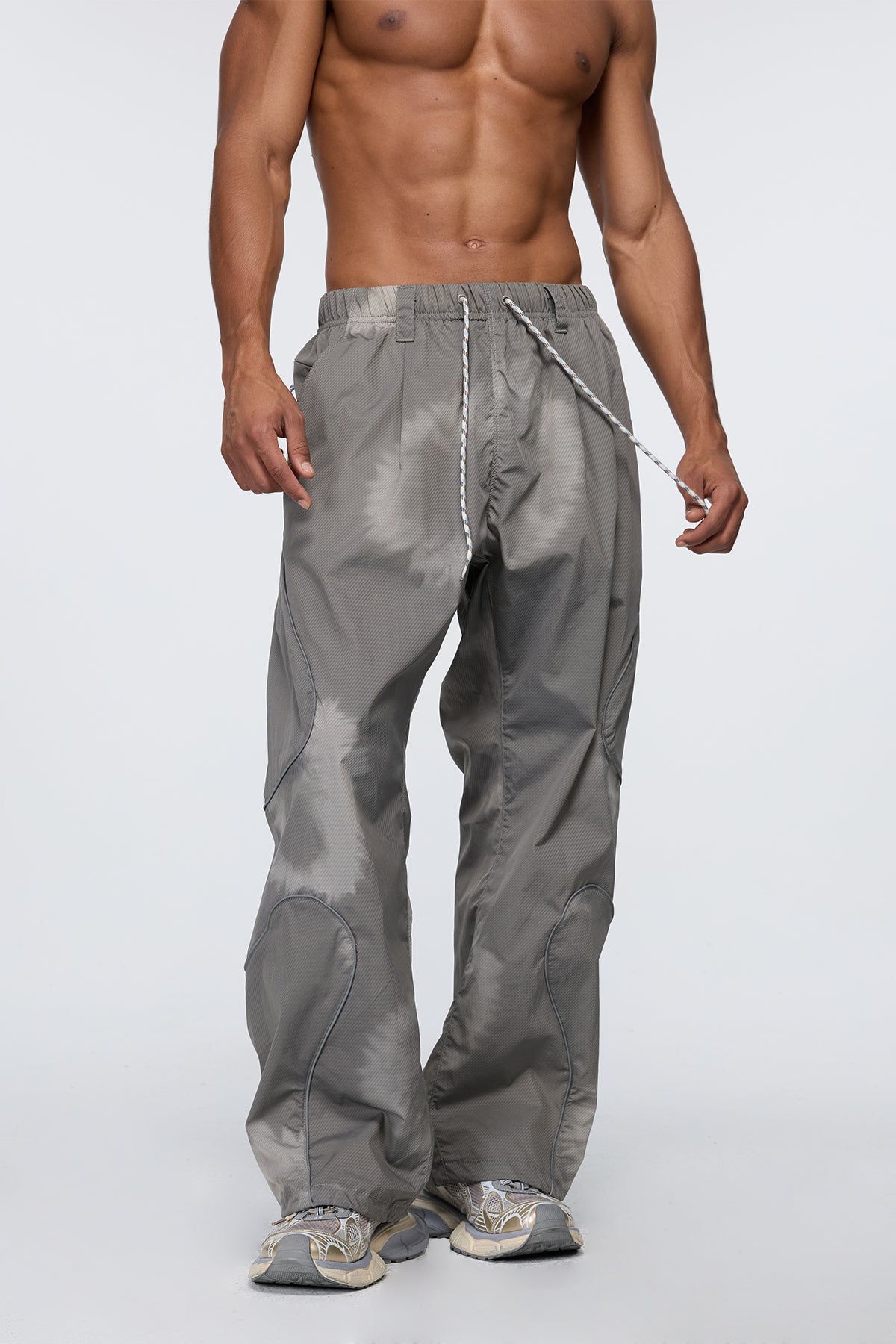 Utility Circuit Reflective Wide Leg Pants