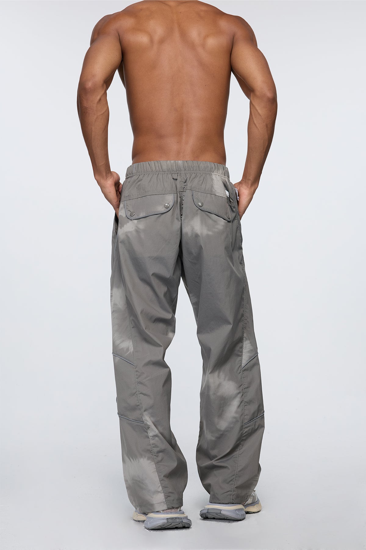 Utility Circuit Reflective Wide Leg Pants