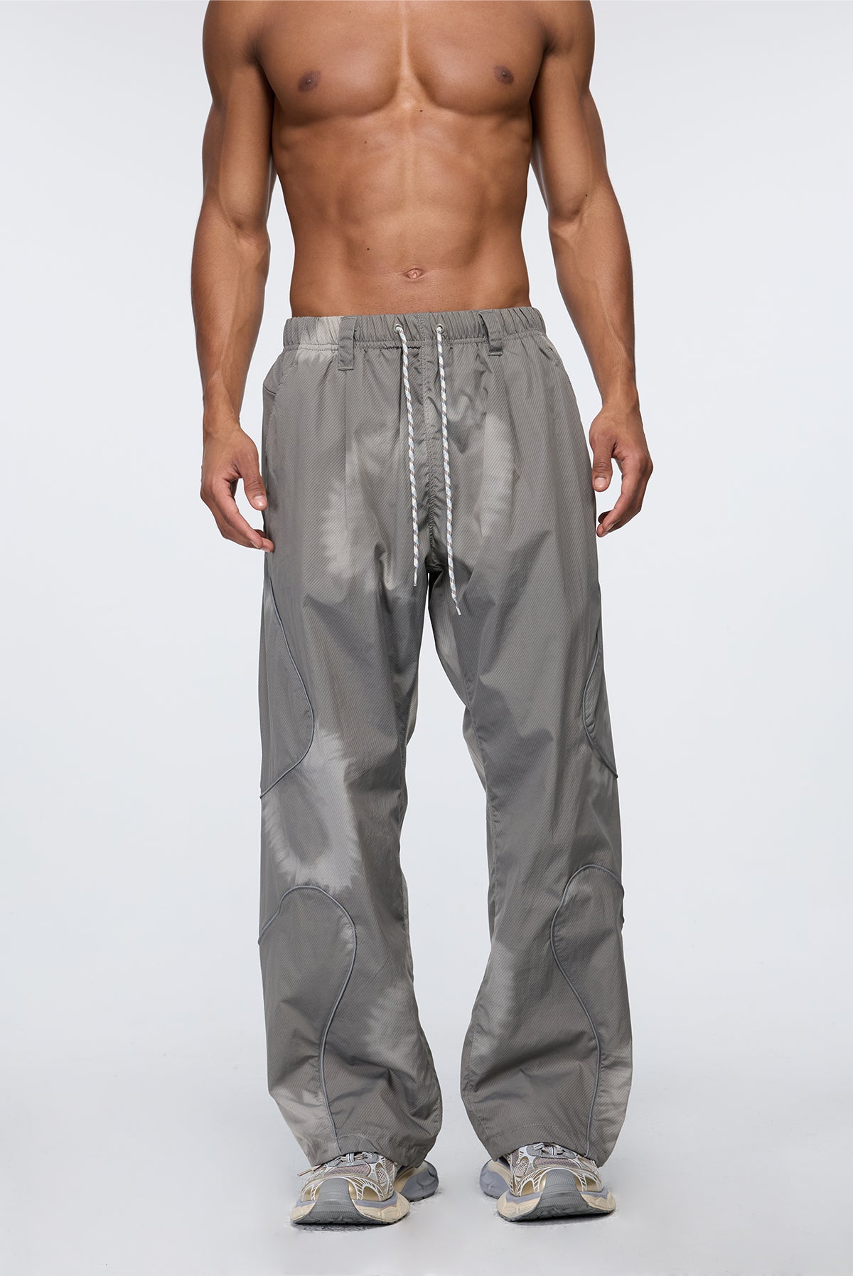 Utility Circuit Reflective Wide Leg Pants