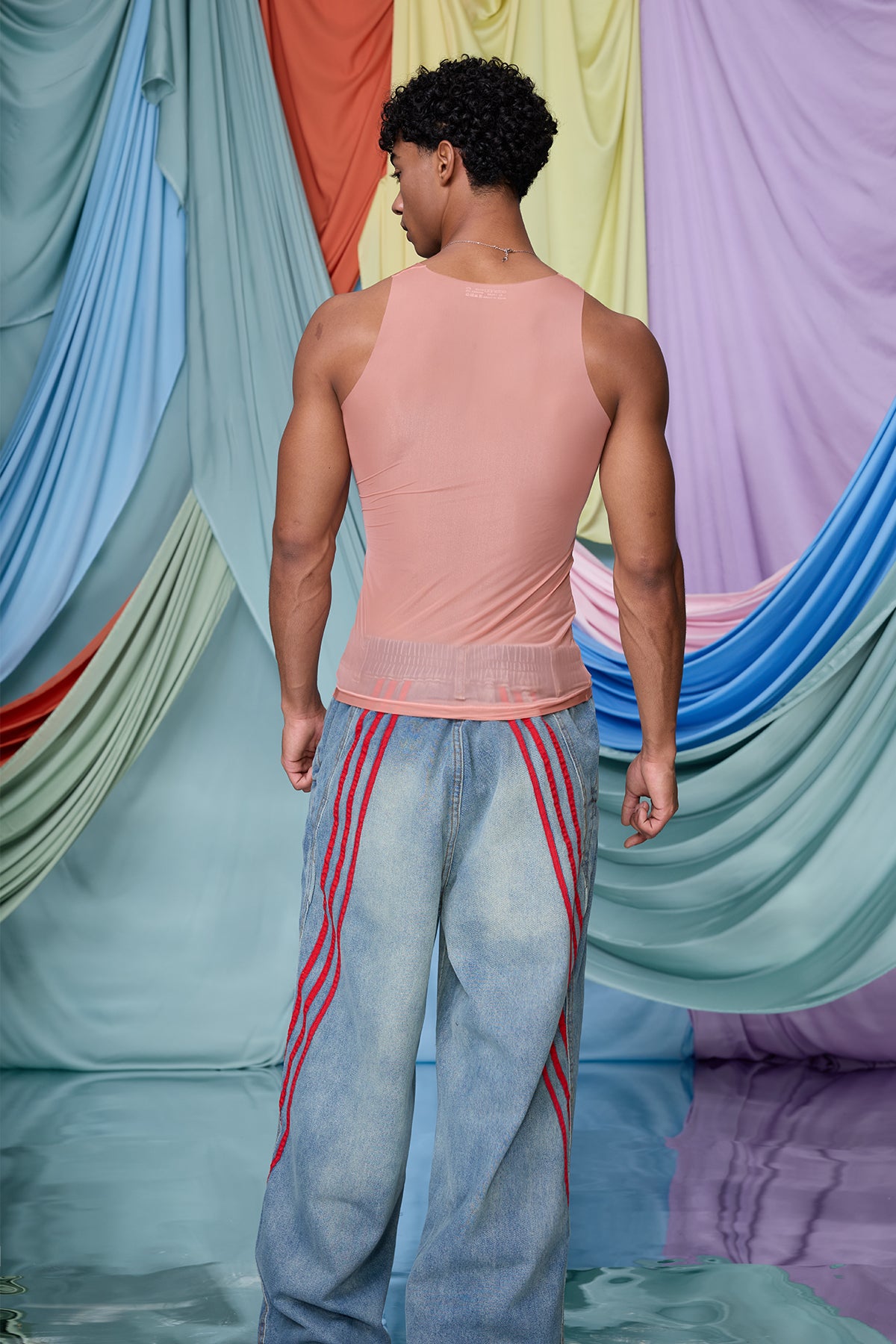 Vapor Logic Tank Top Orange