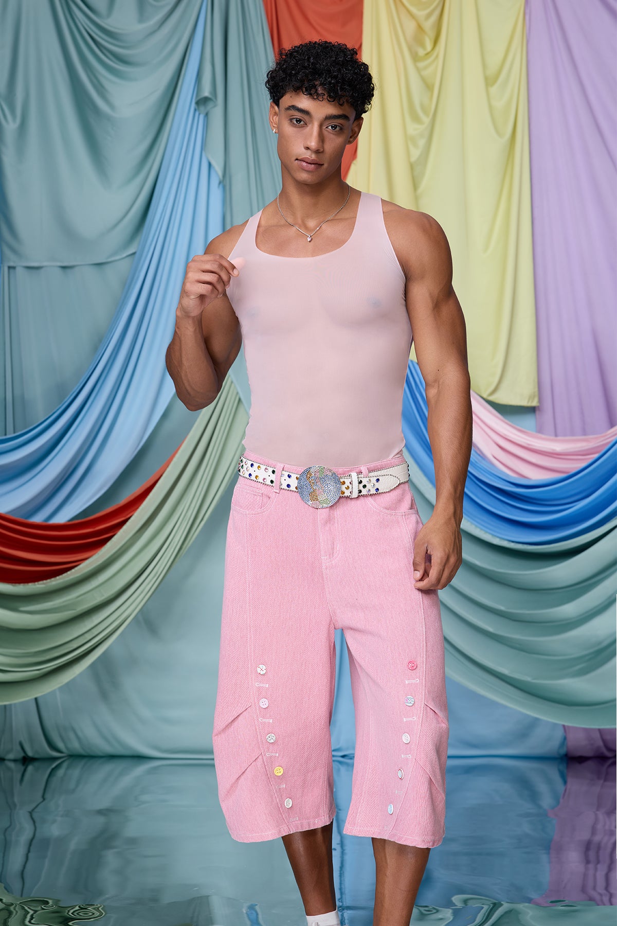 Vapor Logic Tank Top Pink