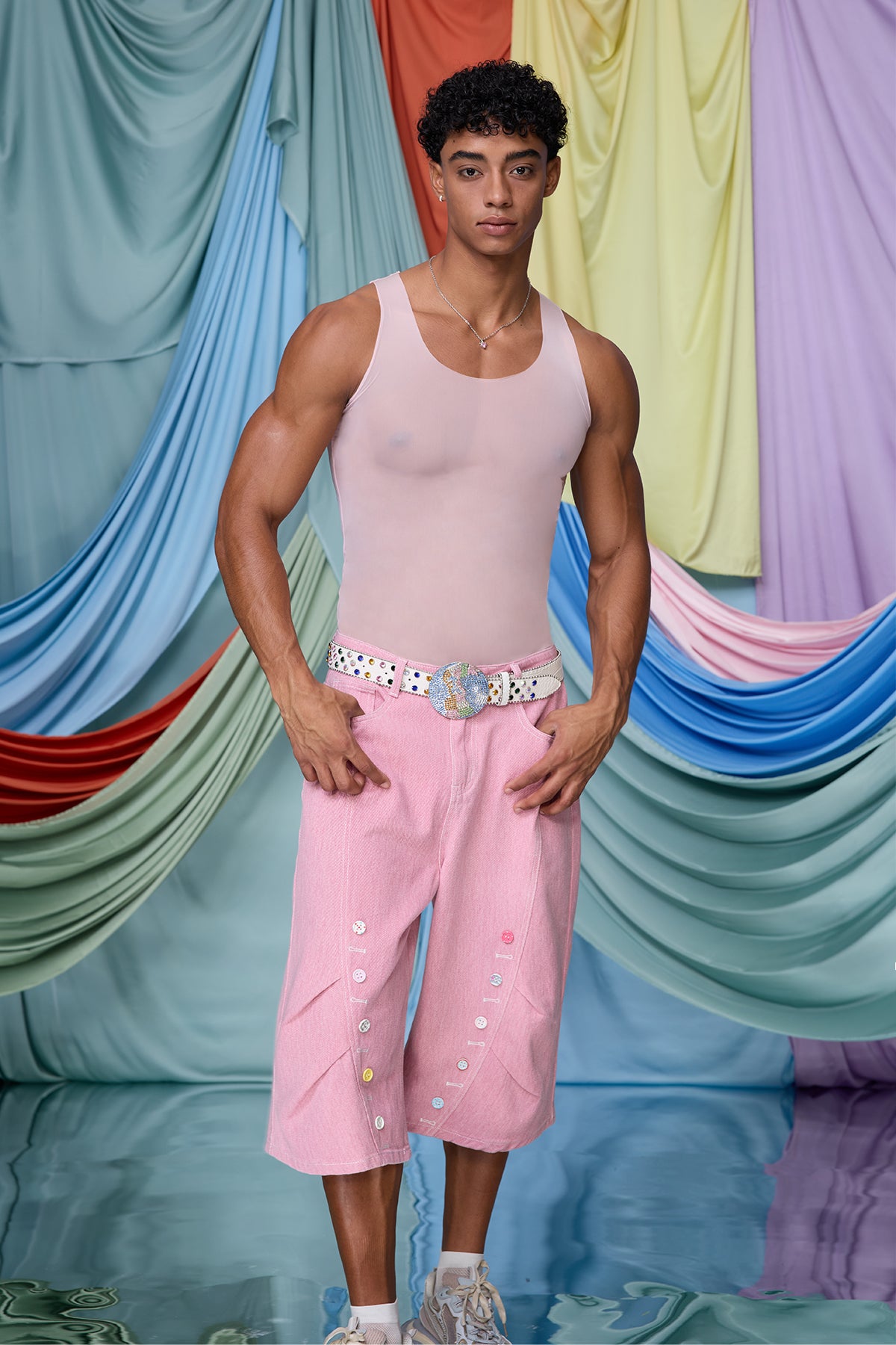 Vapor Logic Tank Top Pink