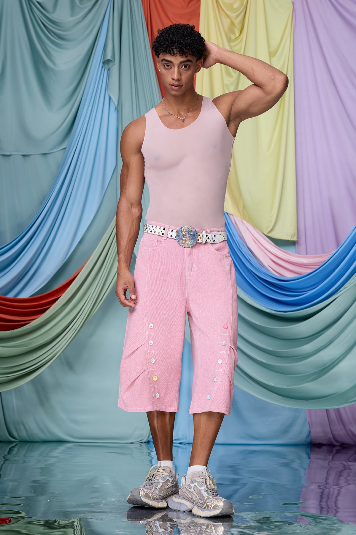 Vapor Logic Tank Top Pink