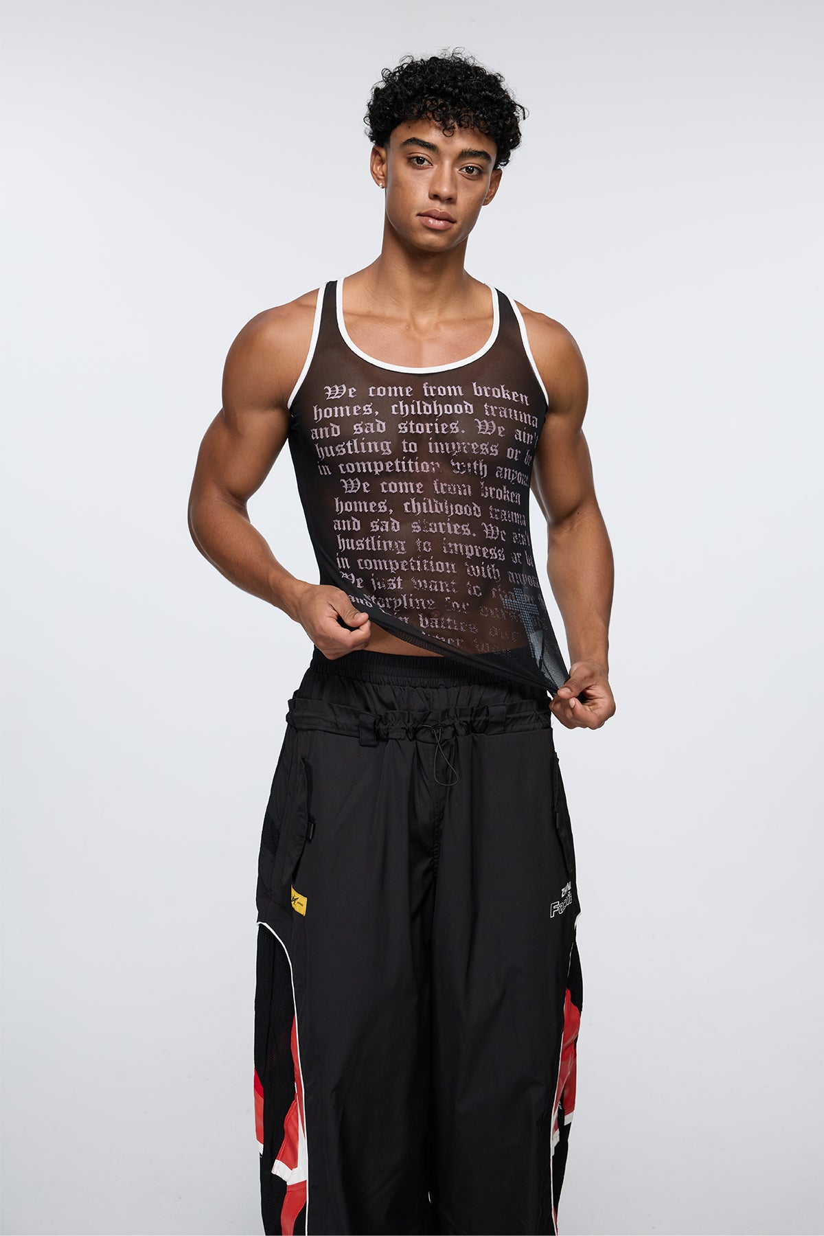 Vector Monolith Print Tank Top Black