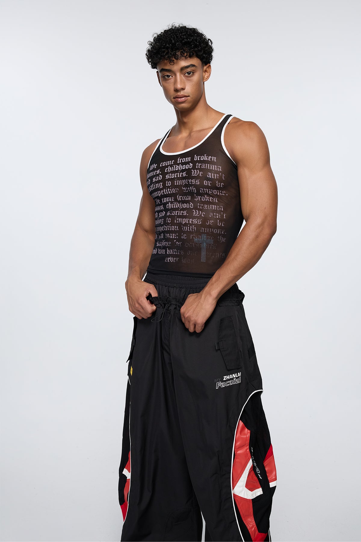 Vector Monolith Print Tank Top Black
