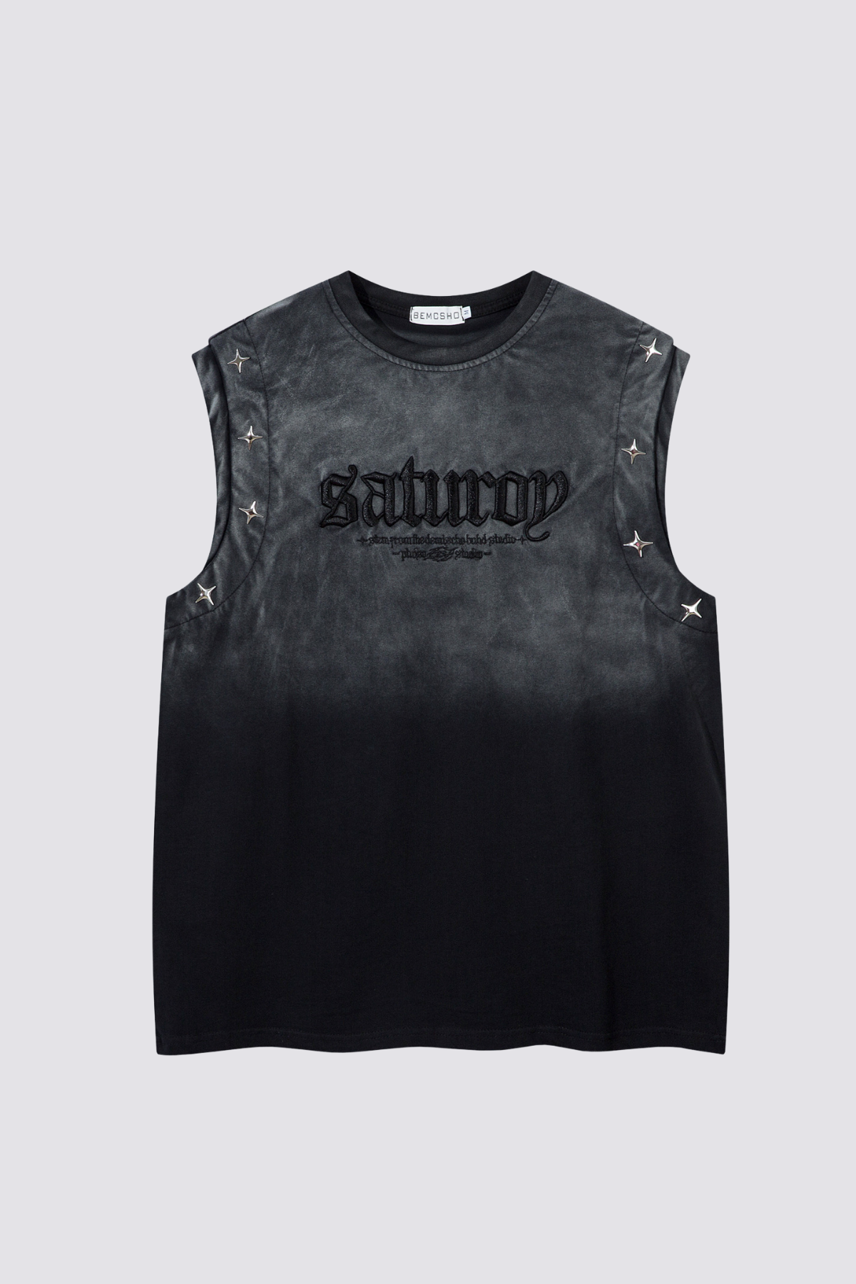 Vector Noir Embroidered Sleeveless Top