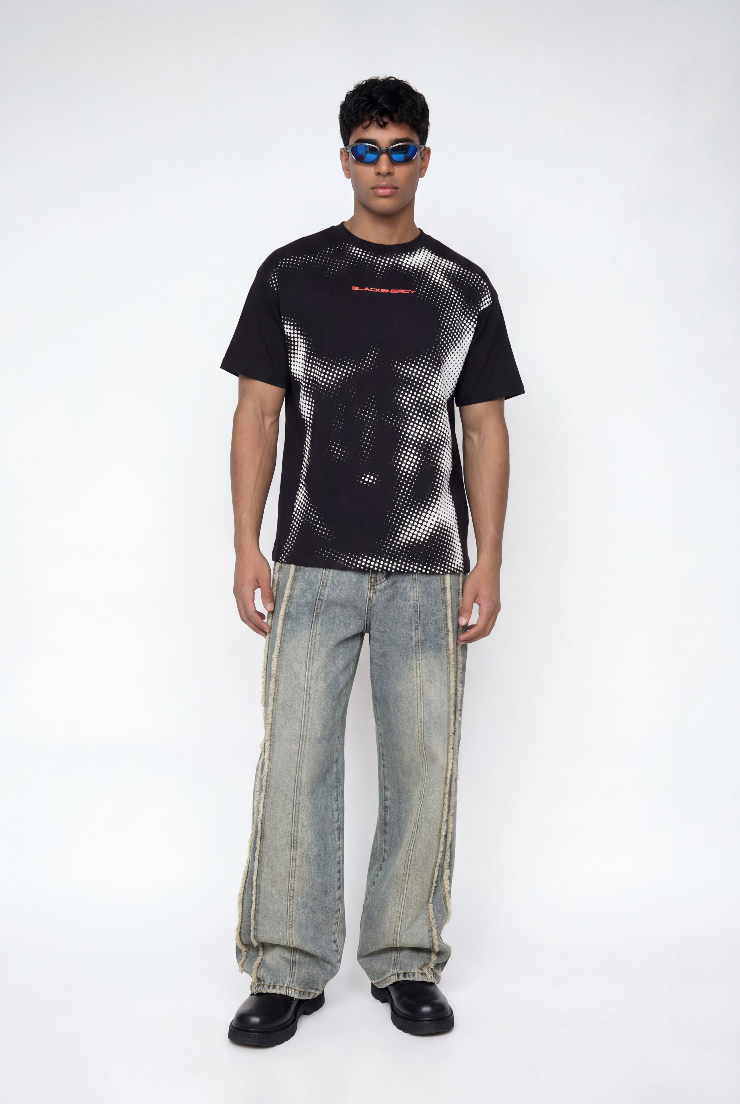 Veil Trace Print Top