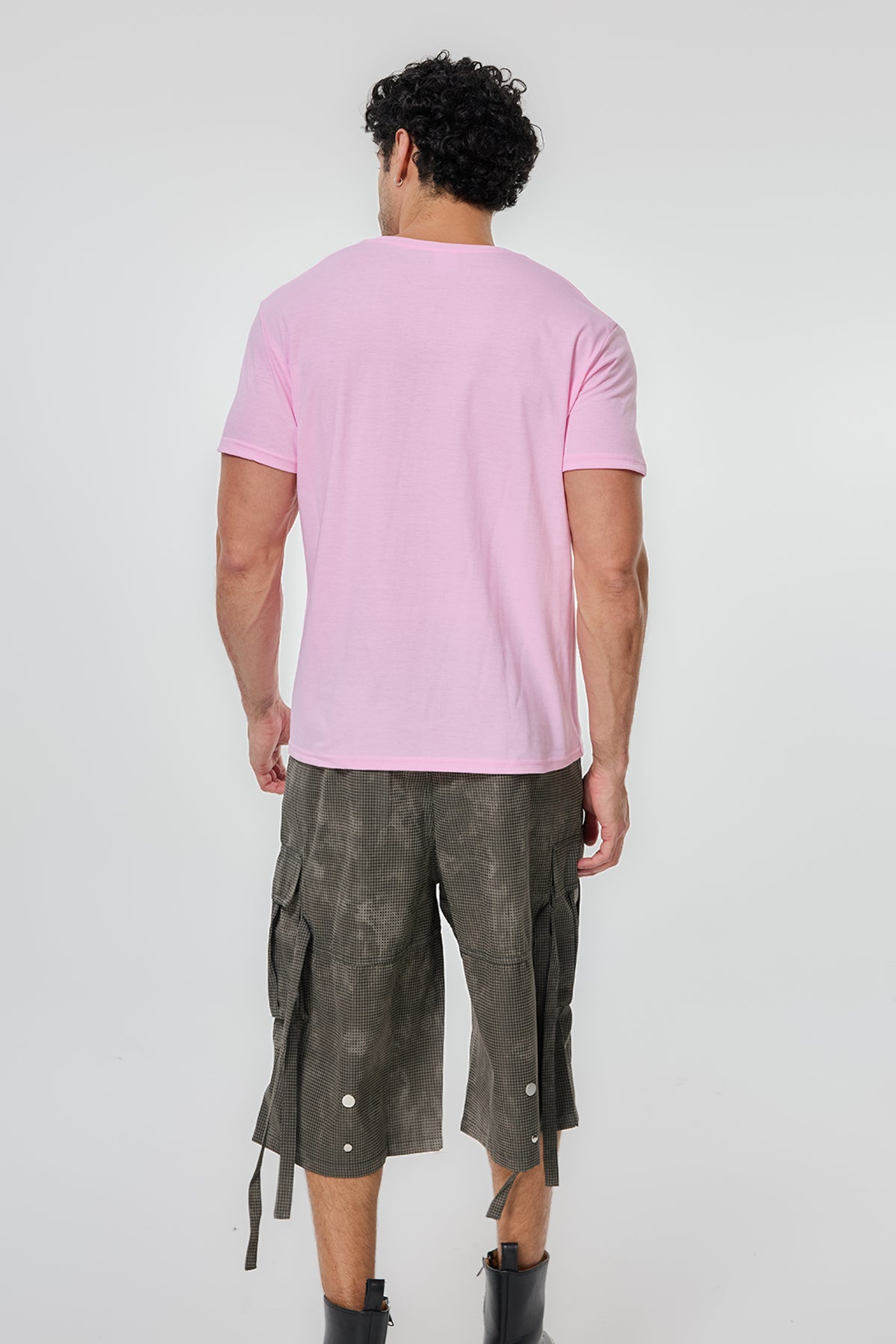 Vivid March Print T-Shirt Pink