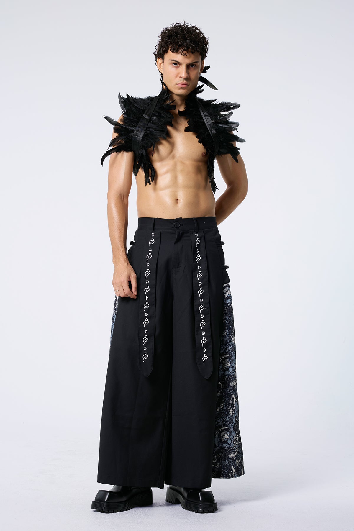 Void Anchor Gothic Feather Shrug