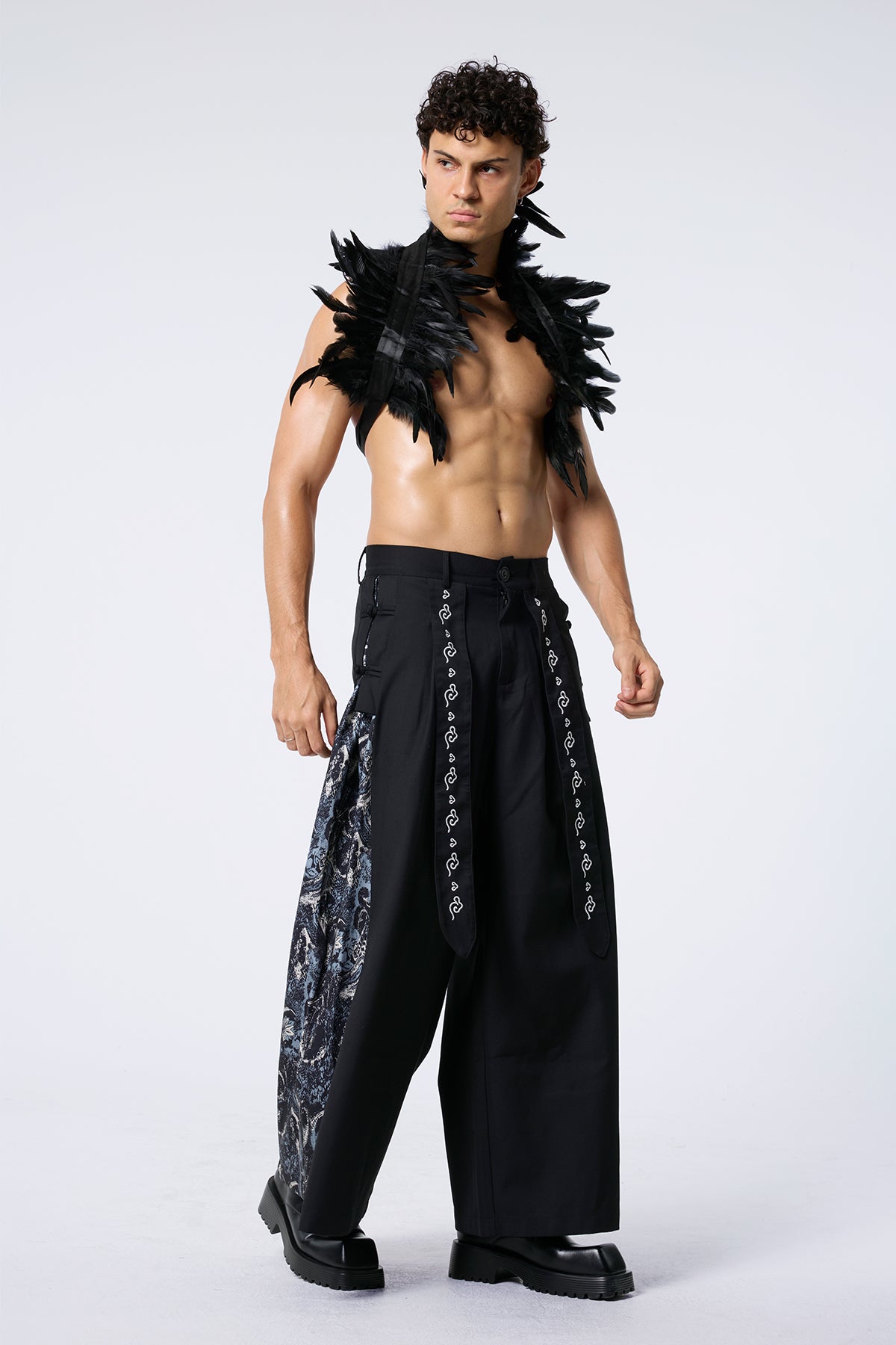 Void Anchor Gothic Feather Shrug