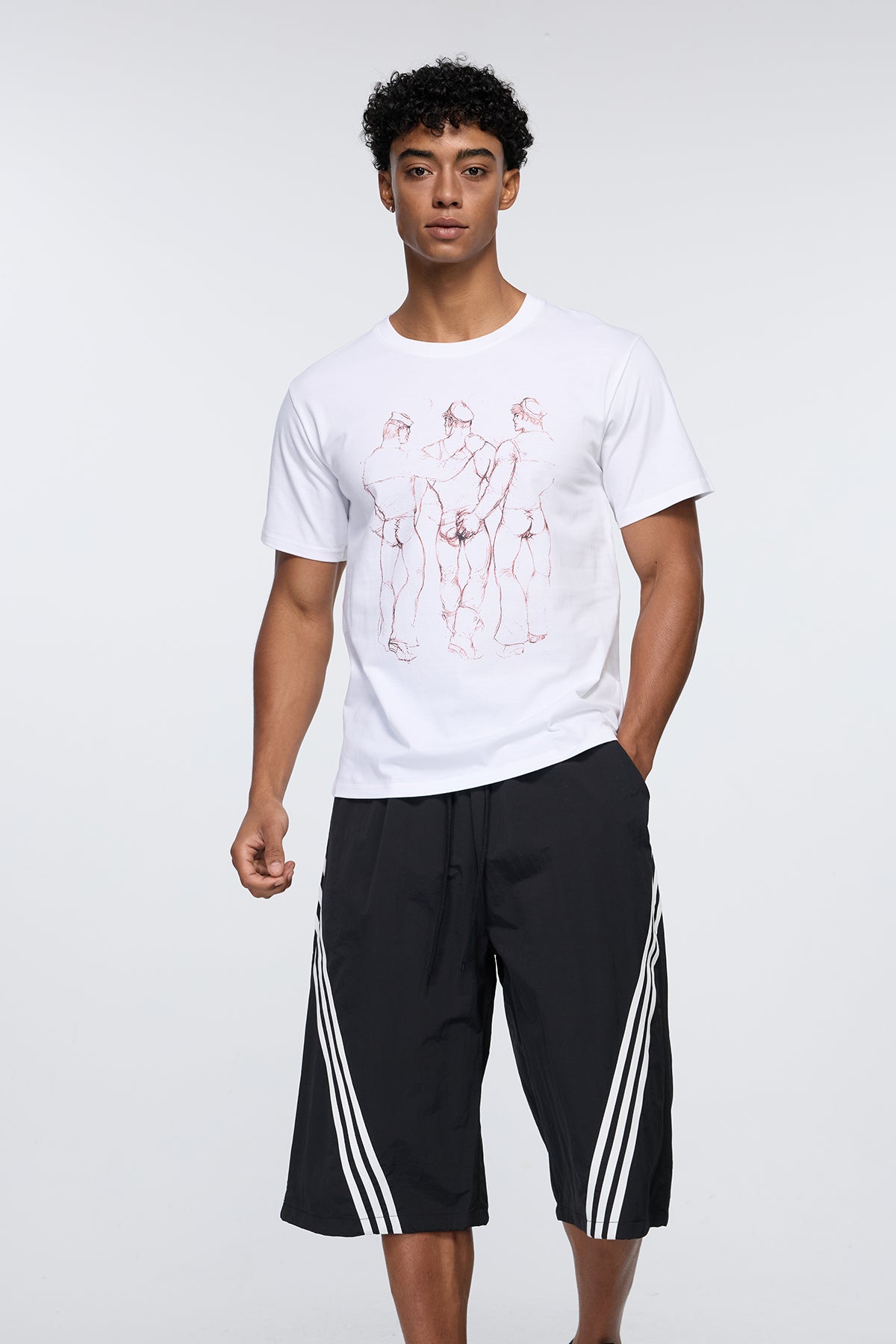 Void Pattern Print T-Shirt