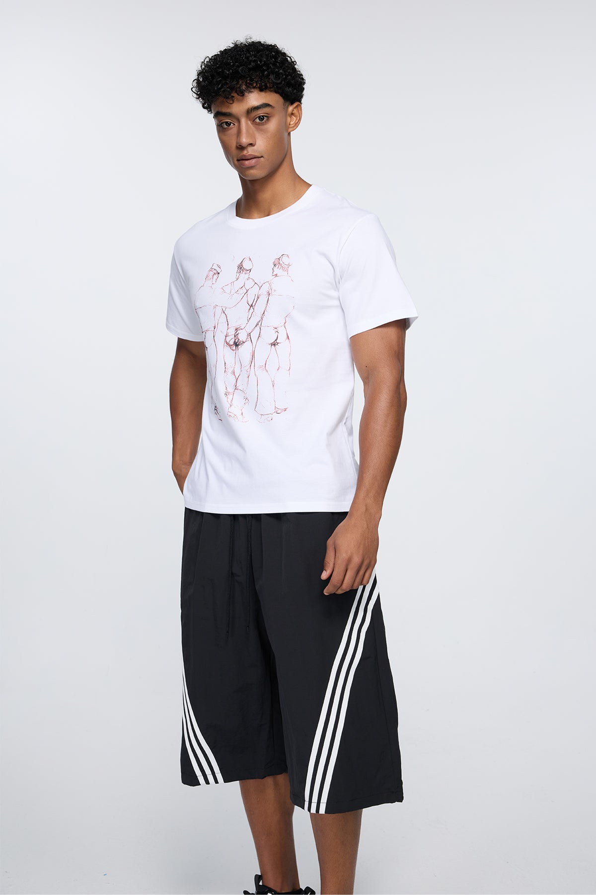 Void Pattern Print T-Shirt
