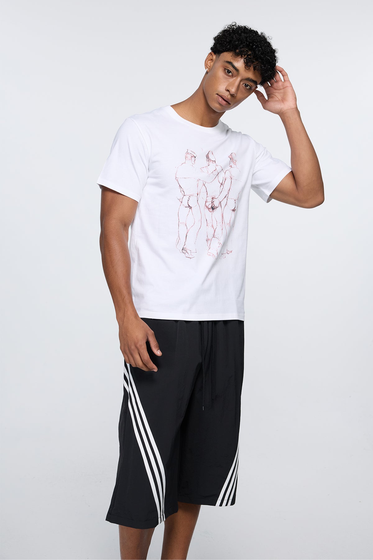 Void Pattern Print T-Shirt
