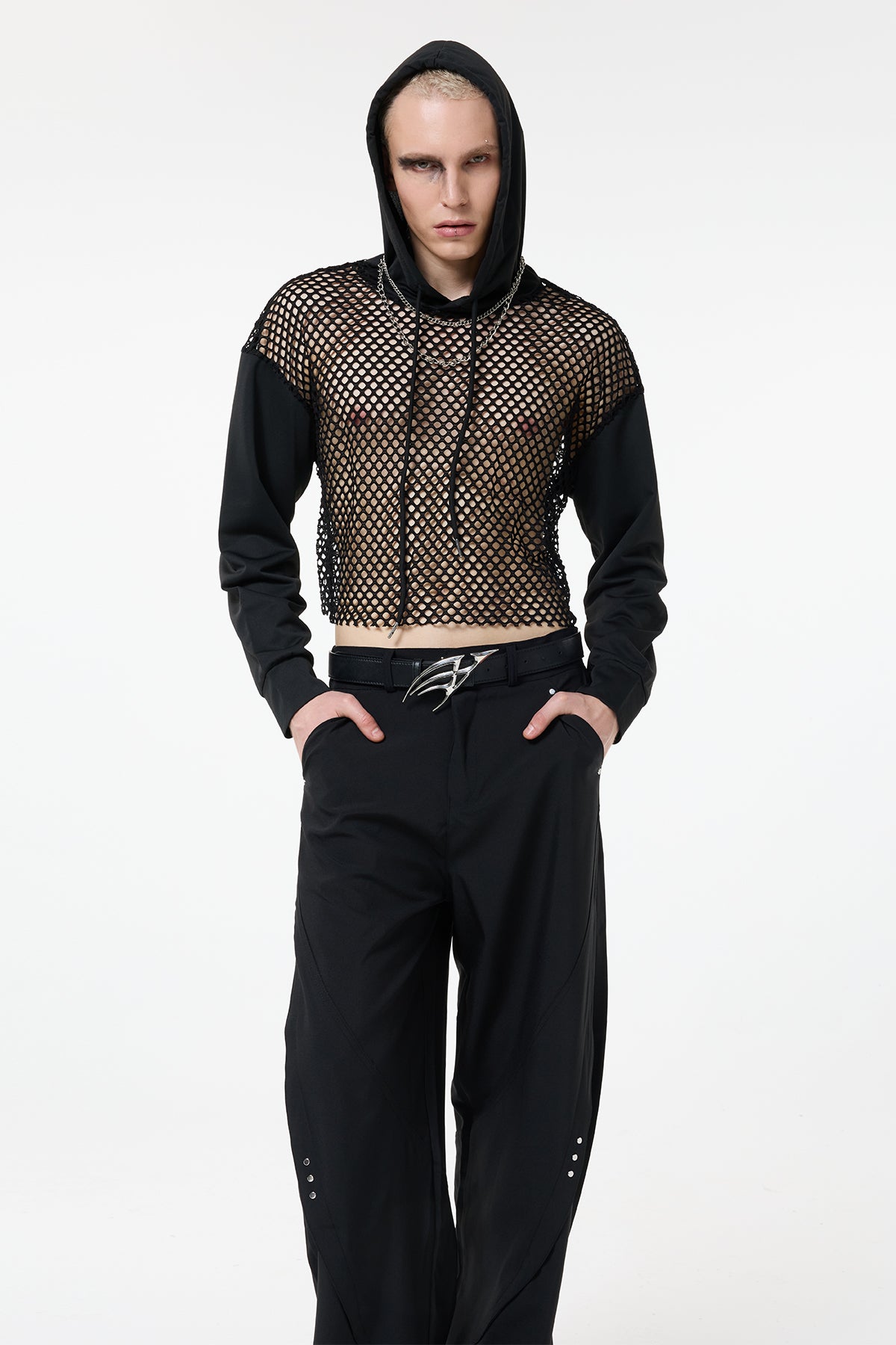 Void Standard Cutout Long Sleeve Hoodie