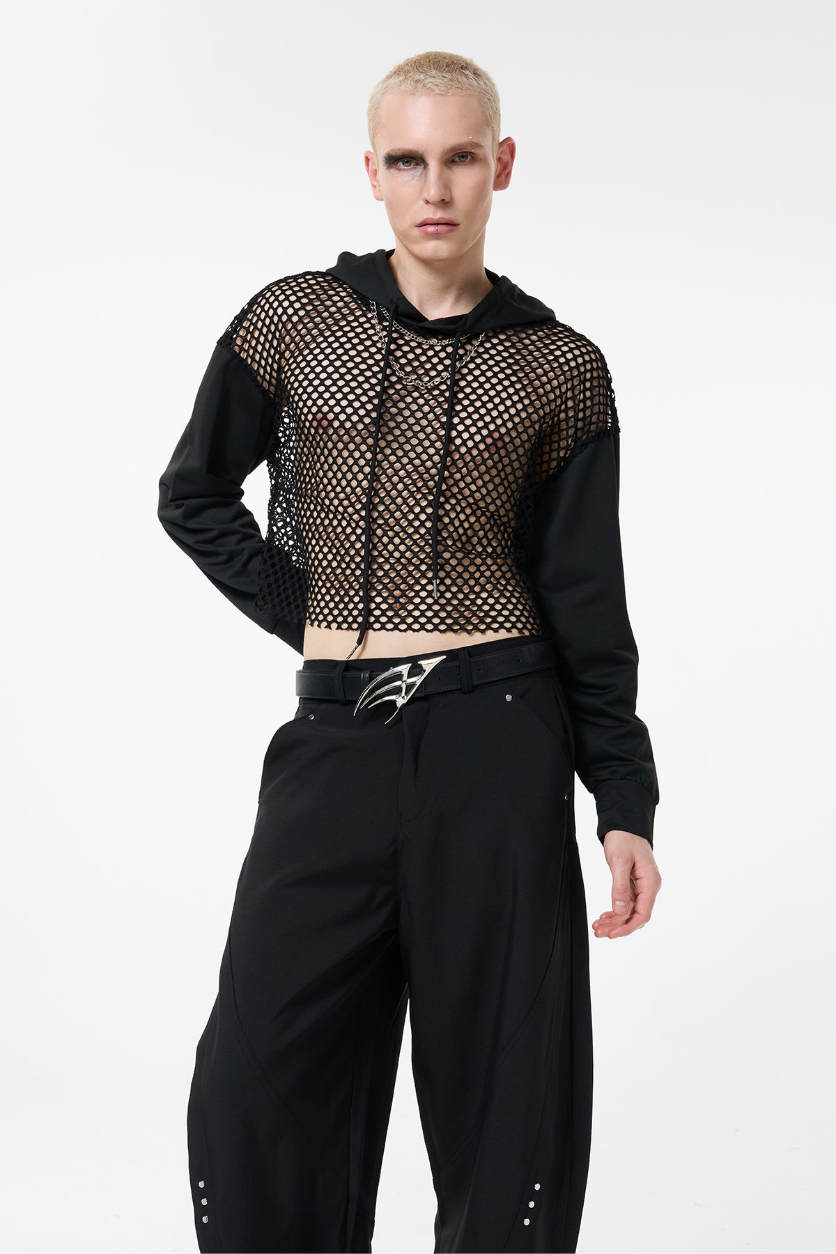 Void Standard Cutout Long Sleeve Hoodie