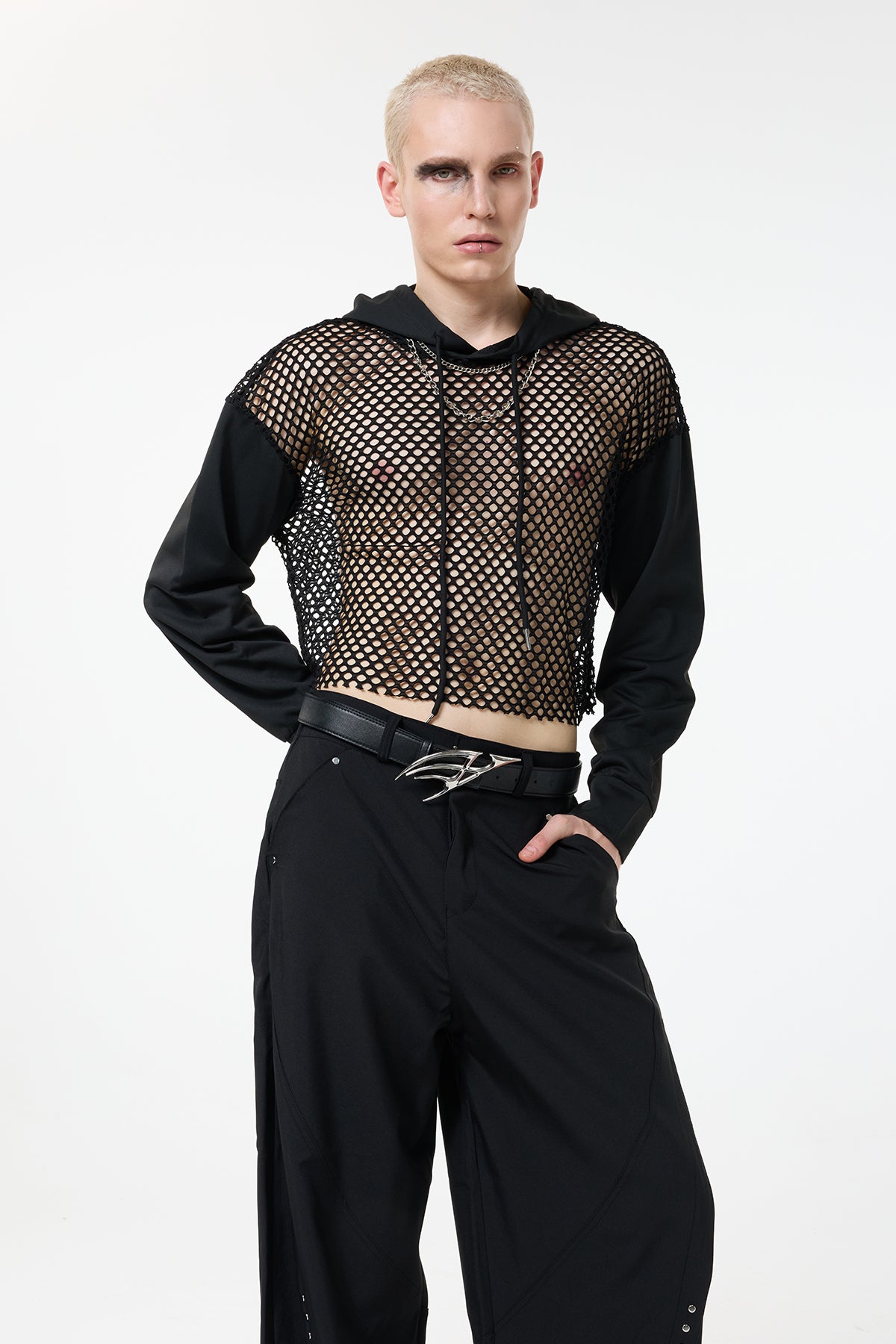Void Standard Cutout Long Sleeve Hoodie