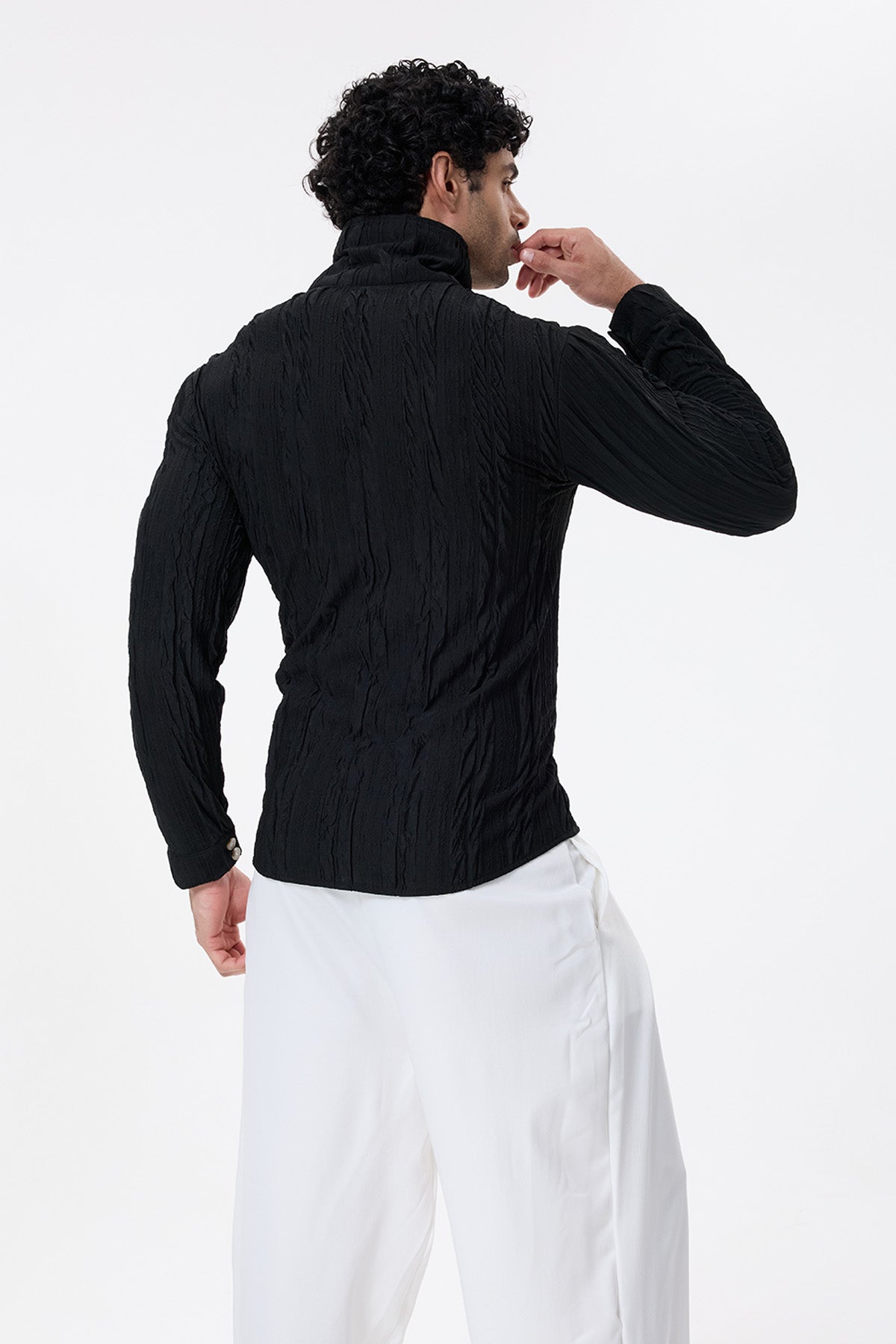 Void Veil Long Sleeve Shirt Black