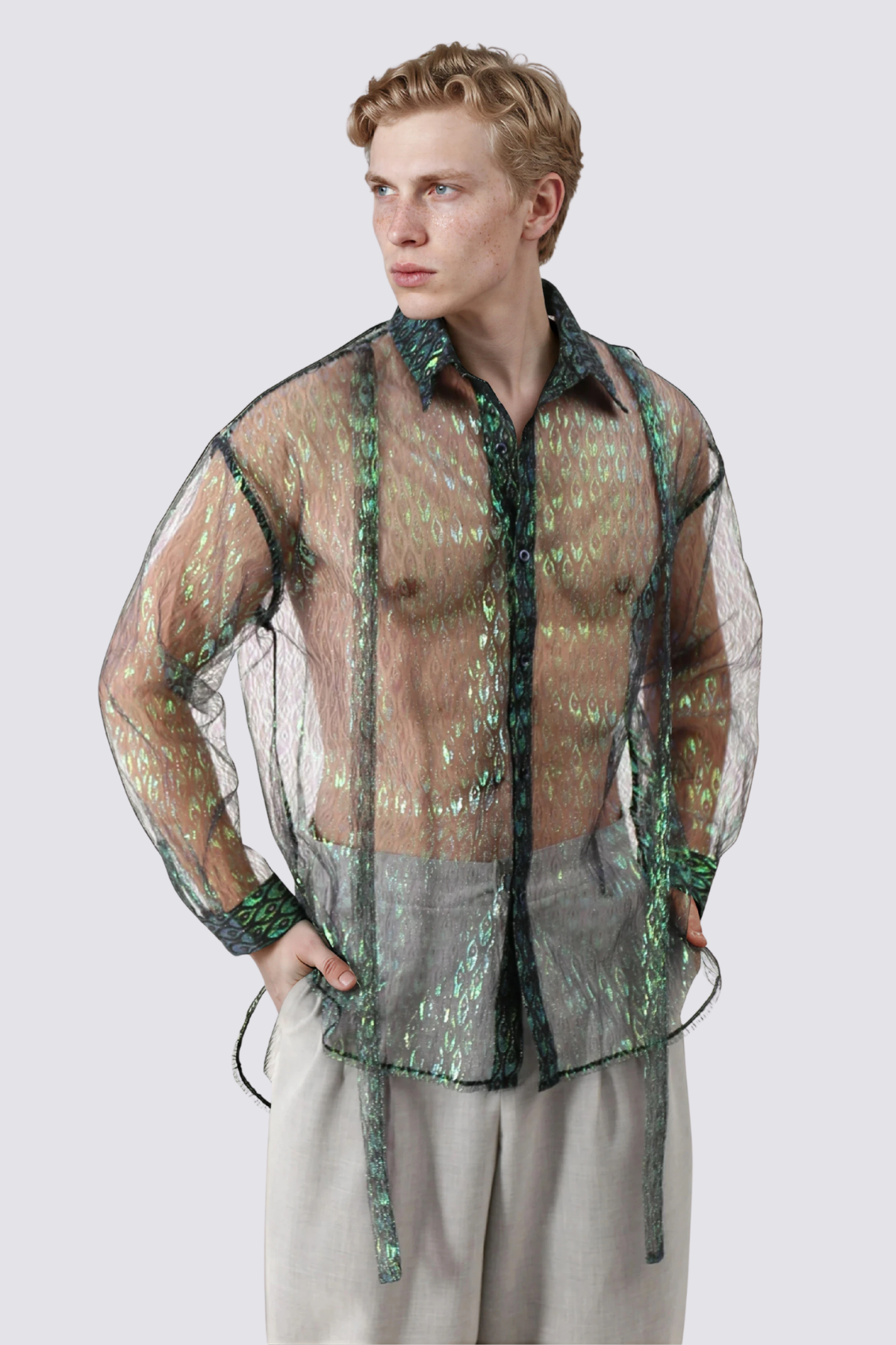 Volt Pulse Long Sleeve Mesh Shirt