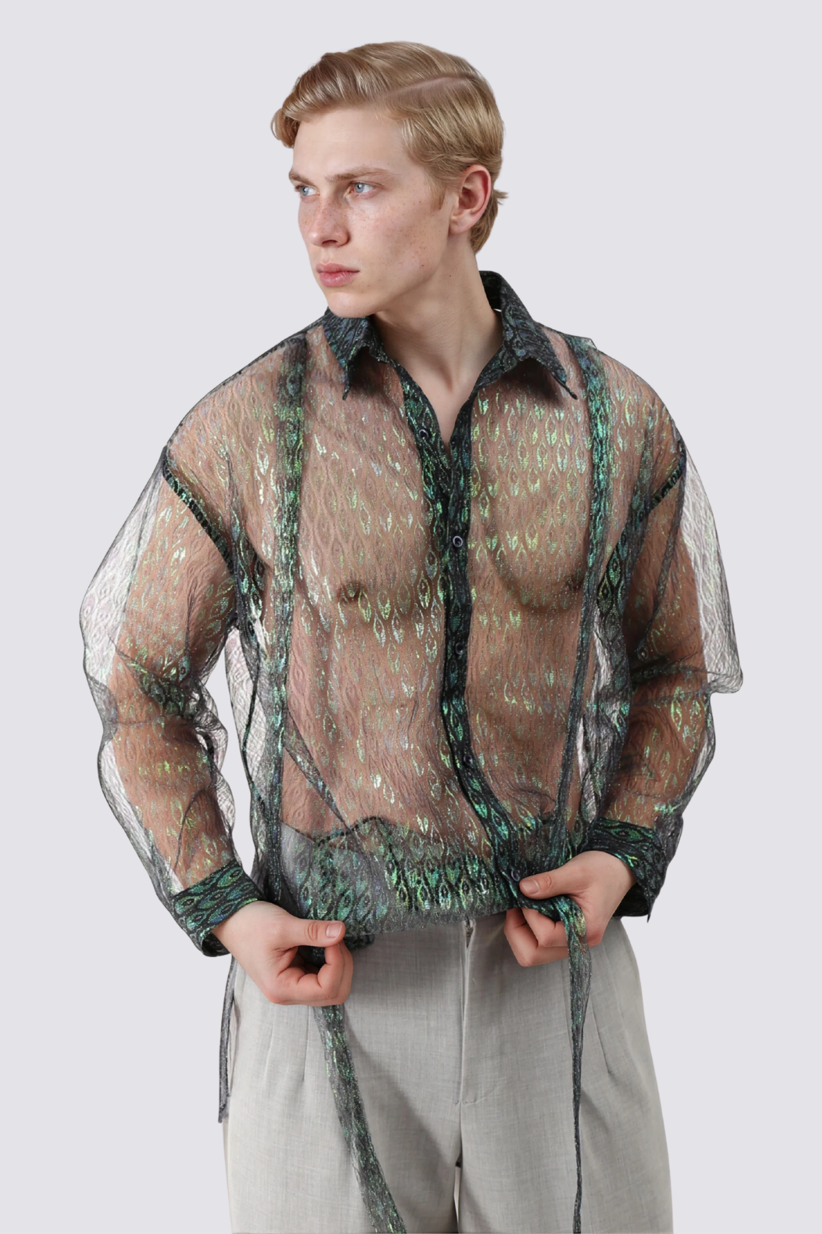 Volt Pulse Long Sleeve Mesh Shirt