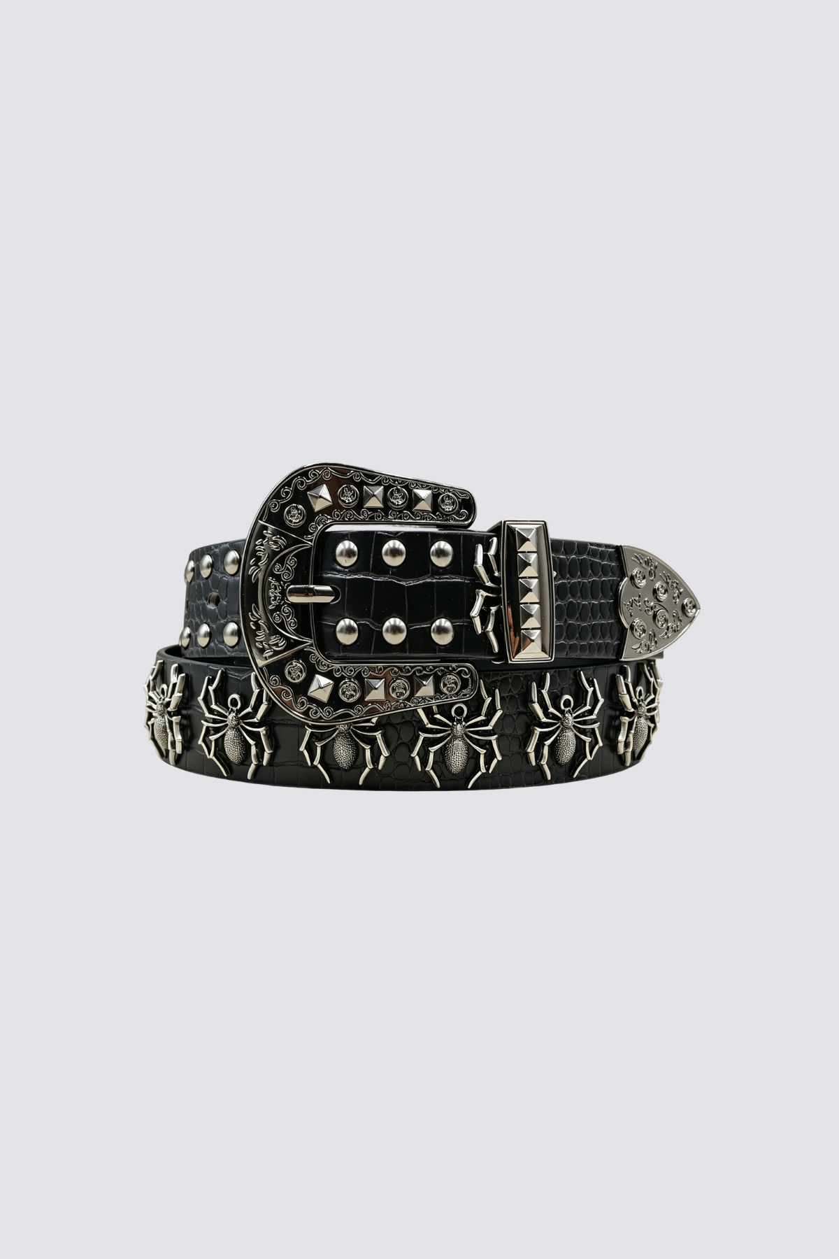 Welded Leather Spider Belt