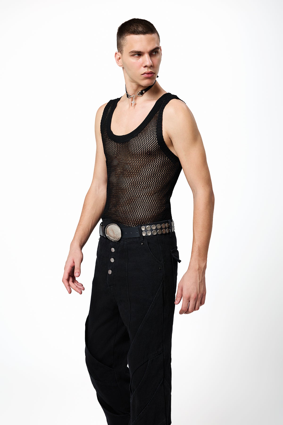 Whisper Mouth Knit Cutout Top