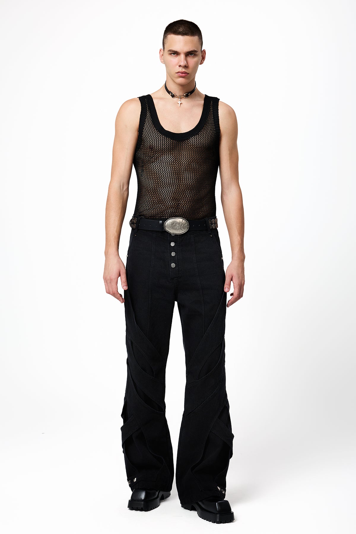 Whisper Mouth Knit Cutout Top