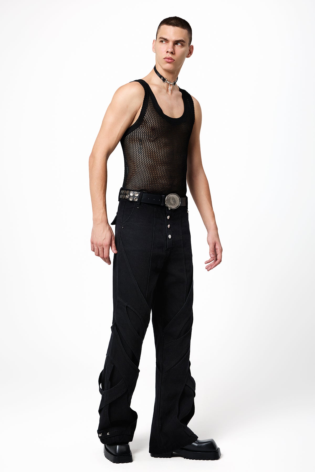 Whisper Mouth Knit Cutout Top