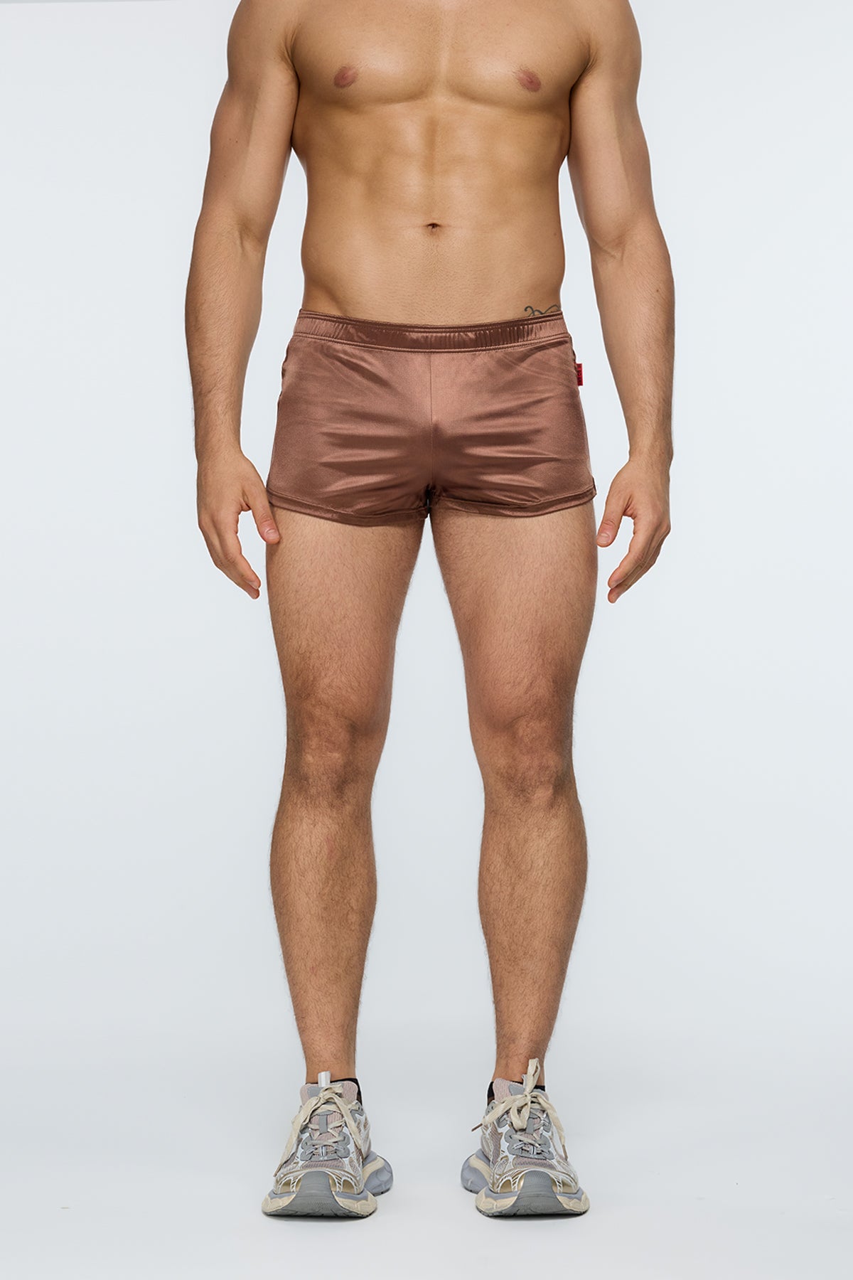 Woven Boxer Shorts Brown