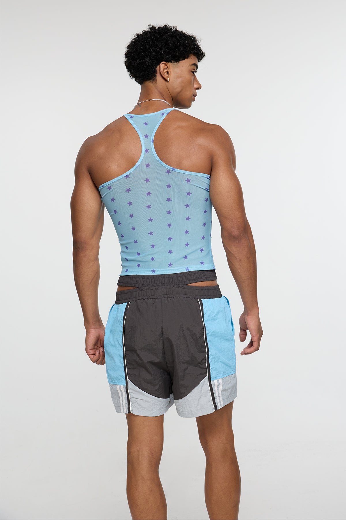Y2K Vibe Star Print Top