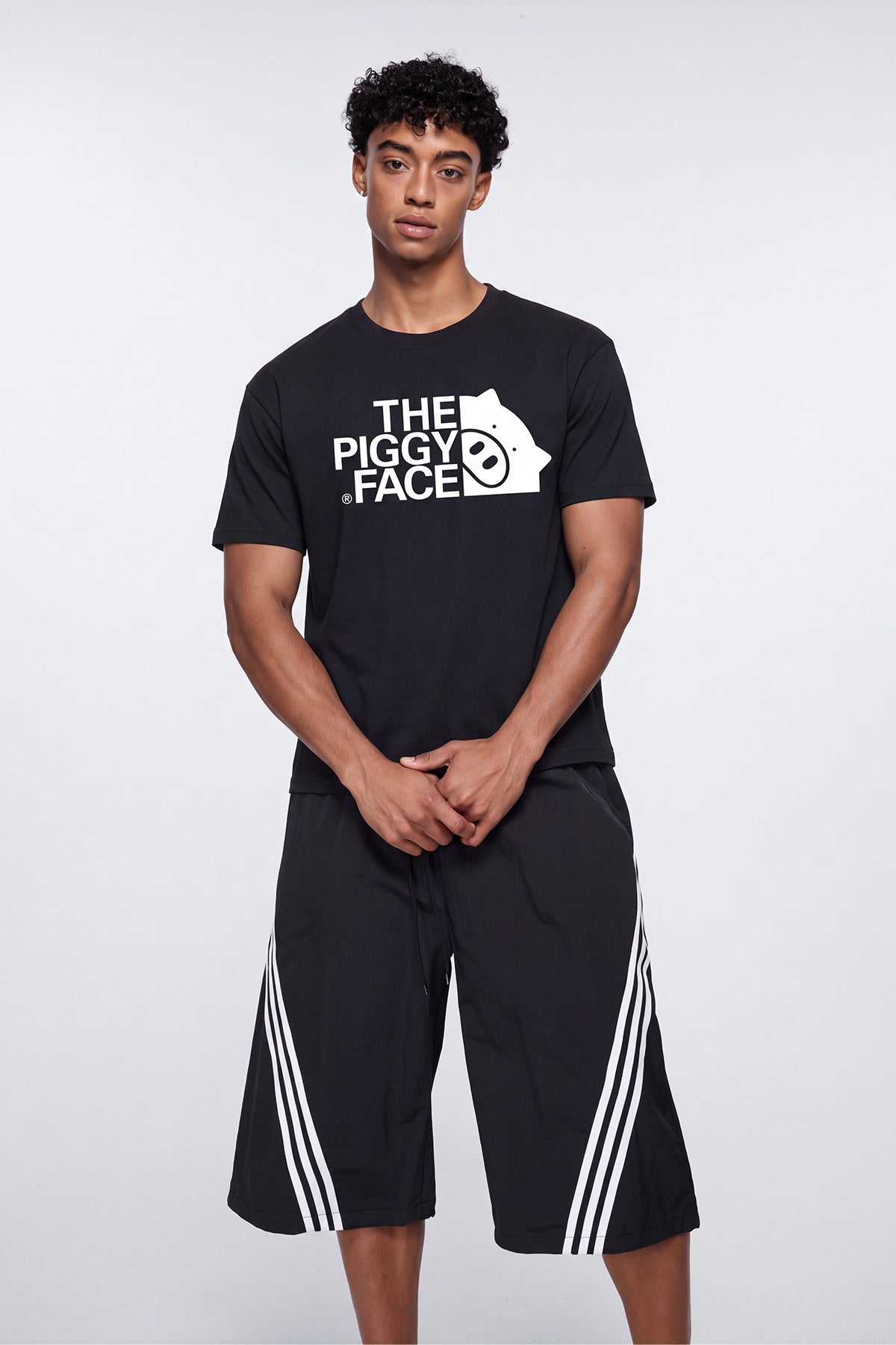 Zero Patter Print T-Shirt Black